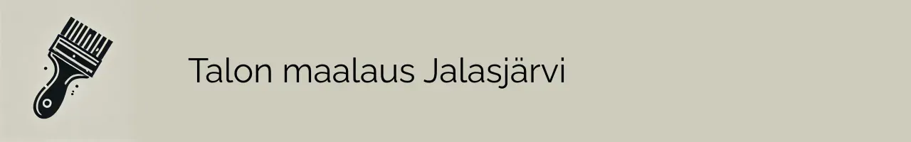 Talon maalaus Jalasjärvi